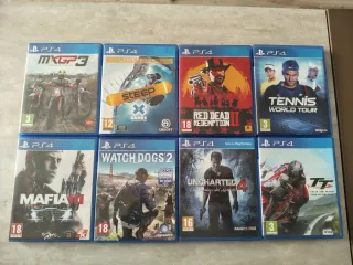 Pacchetto 8 Videogiochi PS4