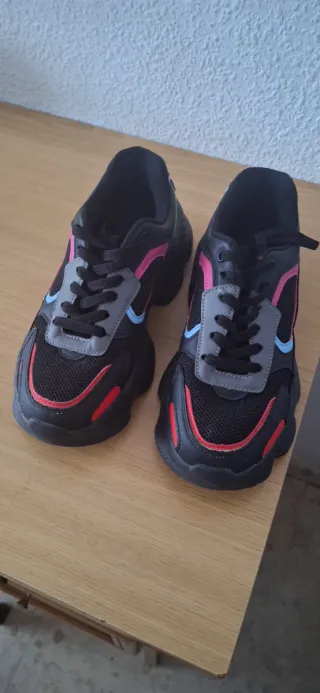 Zapatillas Adidas Mujer Negras Multicolor