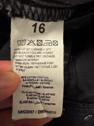 Pantalón Levi's 510 Skinny Talla 16