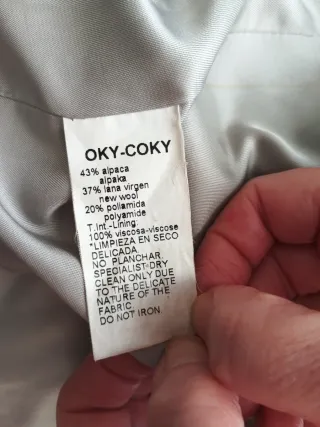 Abrigo gris OKY-COKY