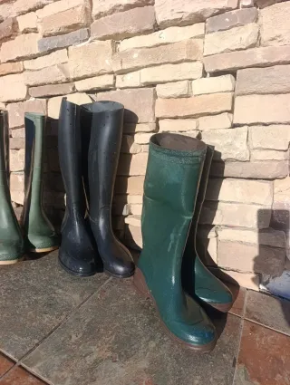 Botas de agua Katiuska negras equitación