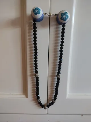 Collar cristal y filigrana