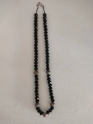 Collar cristal y filigrana