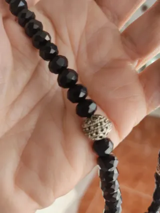 Collar cristal y filigrana