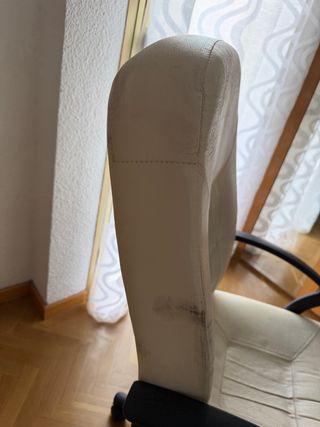 Silla de escritorio blanca