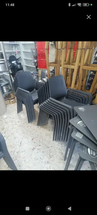 Sillas terraza como nuevas