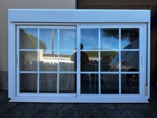 Ventana aluminio blanco 196x127