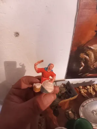 Portal de belén completo aii más figuras