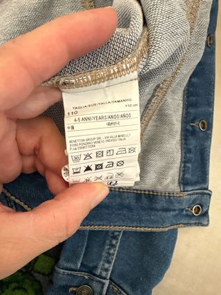 Cazadora vaquera Benetton