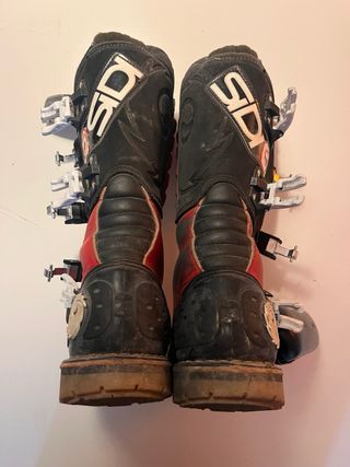 Botas de trial SIDI rojas talla 40