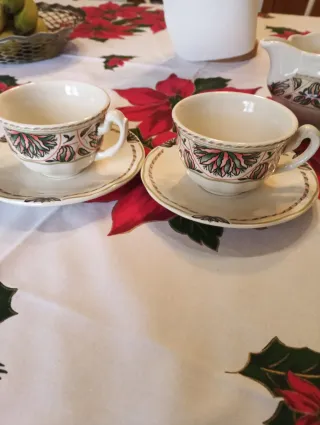 Juego de café La Cartuja de Sevilla