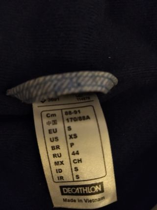 Giacca da neve a quadri blu