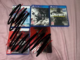 Juegos PS4:Ghost of Tushima y COD infinite warfare