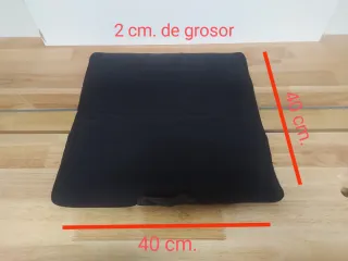 Cojín de gel y silicona negro