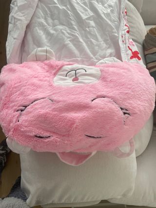 Saco de dormir infantil rosa