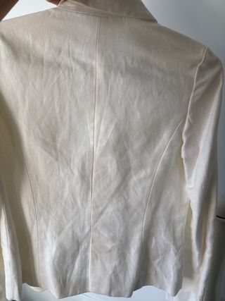 Americana Zara Lino Blanca Talla 13-14