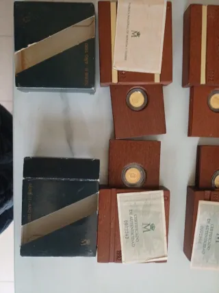 Moneda 5000 Pesetas Oro FNMT Estuche