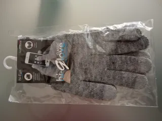 Guanti hi-Fun grigi touch screen