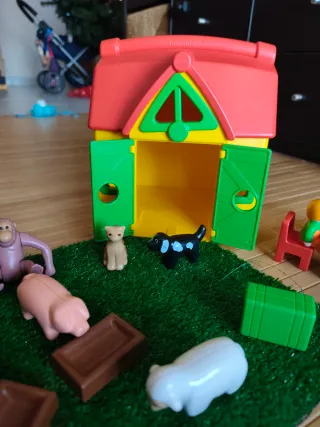 Granja Playmobil con tractor y animales