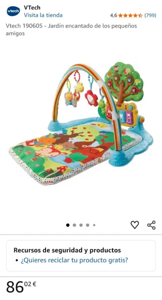 Mantita de actividades Vtech Parque