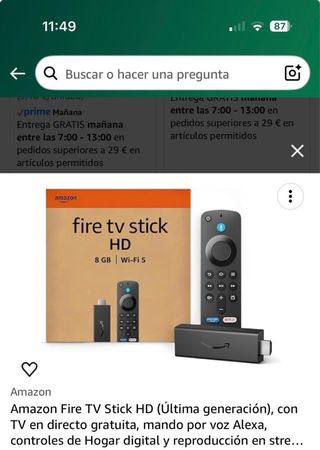 TV LG 32” LF5800 + Fire TV Stick HD