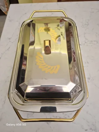 Pirofila Gottinghen Acciaio e Oro 24K