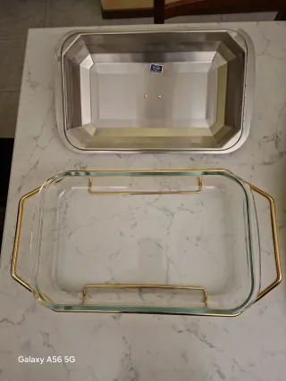 Pirofila Gottinghen Acciaio e Oro 24K