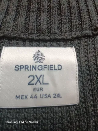 Jersey gris oscuro hombre cuello cremallera