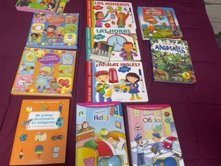 Lote 12 libros grandes infantiles +3