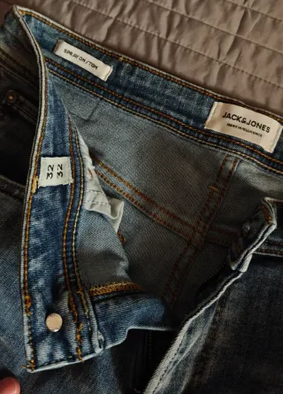 Vaqueros Jack Jones Talla M Rotos Azules