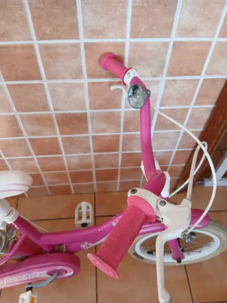 Bicicleta infantil rosa Lovely