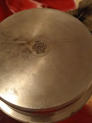 Pentola A.M.C. in metallo e plastica