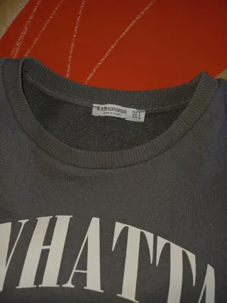 Sudadera Stradivarius gris