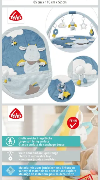 Manta de juego para bebé 0+