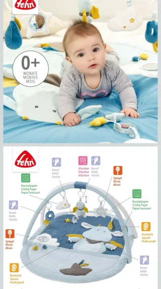 Manta de juego para bebé 0+