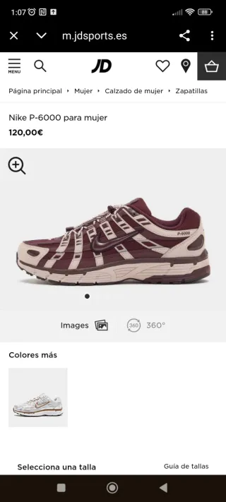 Zapatillas Nike P-6000 Granate y Rosa