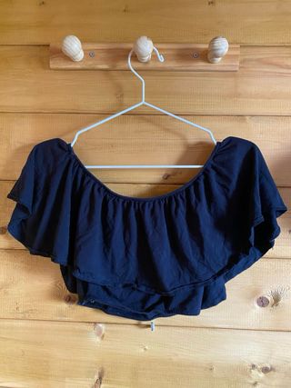 Top Bershka Negro Talla XS