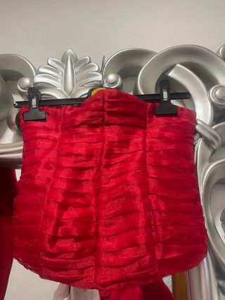 Conjunto fiesta rojo mujer