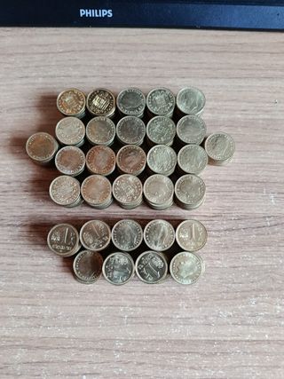 300 monedas 1 Pta. Rey 1976-1982