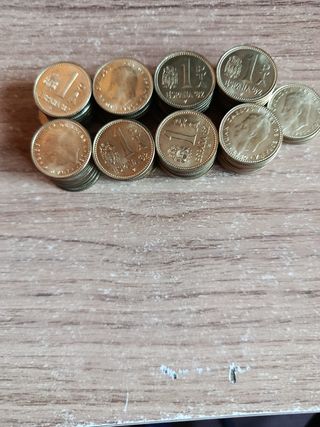 300 monedas 1 Pta. Rey 1976-1982