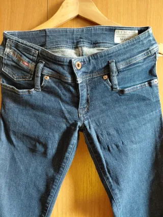 Tejanos Diesel slim-Tapered Mujer