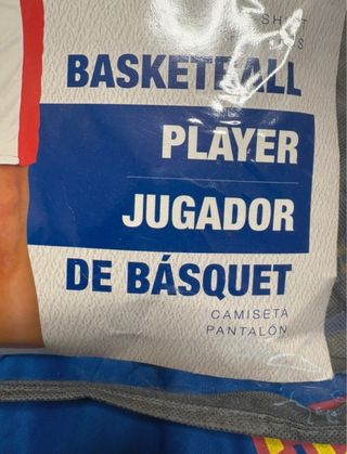 Disfraz Jugador Baloncesto Talla L