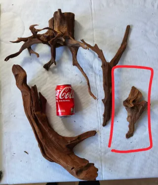 Madera para acuario y terrario