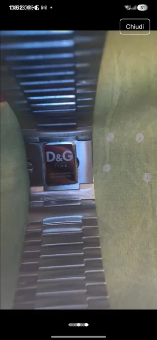 Orologio D&G Donna Gioiello Argento Nero