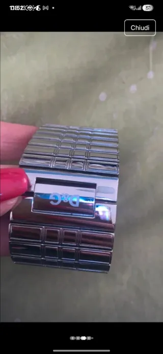 Orologio D&G Donna Gioiello Argento Nero