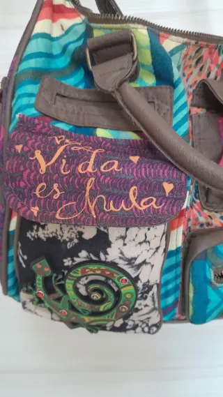 Borsa Desigual Patchwork Multicolor