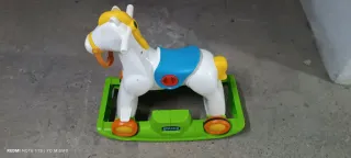 Correpasillos Caballo Blanco y Naranja