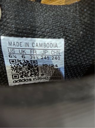 Zapatillas Adidas F50 multitacos negras 39 y 1/3