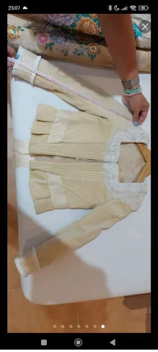 Traje de Fallera 8/11 años + Can Can 75+ corpiño