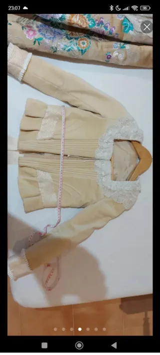 Traje de Fallera 8/11 años + Can Can 75+ corpiño